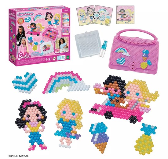 35145 Aquabeads Barbie Meeneemkoffer 4+ 