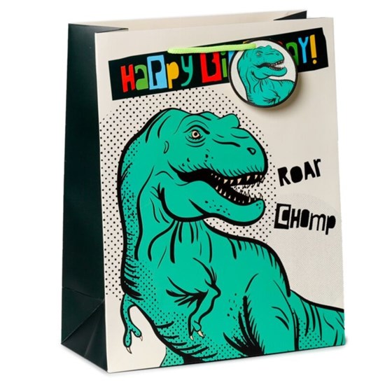 Happy Birthday Dinosaurussen Cadeautas Large Circa 33x26x12cm  