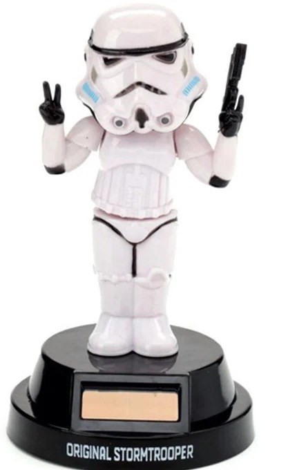 The Original Stormtrooper Peace Solar Poppetje circa 13x7½x7½cm 