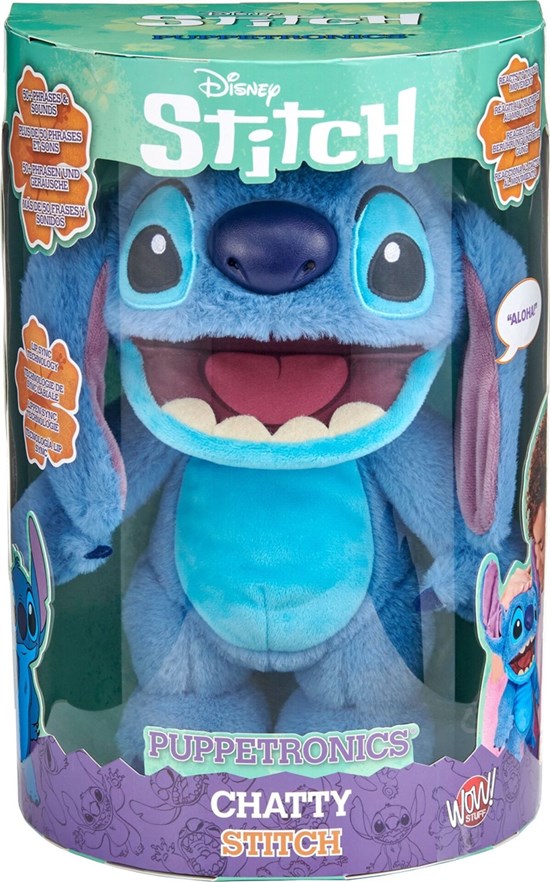 Disney Stitch Puppetronics Chattycirca 30cm 6+