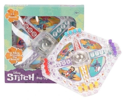 Disney Stitch Mens Erger je Niet Pop O Matic 4+ 