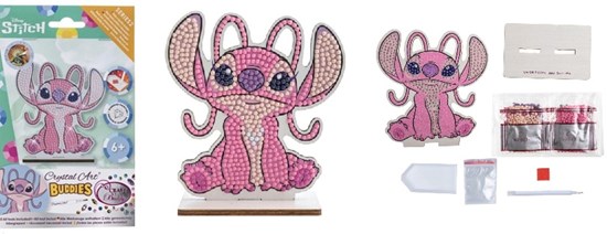 Disney Stitch Crystal Art Angel Buddies 6+  