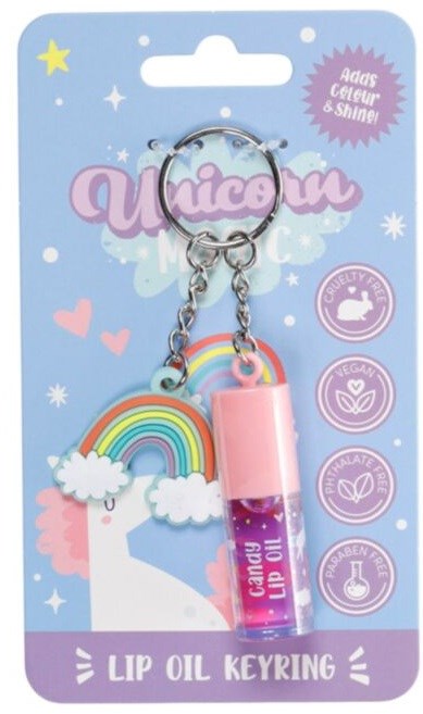 Unicorn Magic Snoep Lipolie Stick Charm Sleutelhanger
