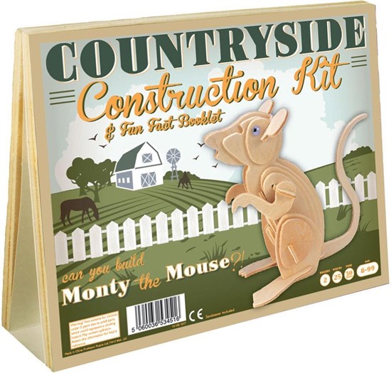 MONTY the MOUSE 3D puzzel houtopruiming