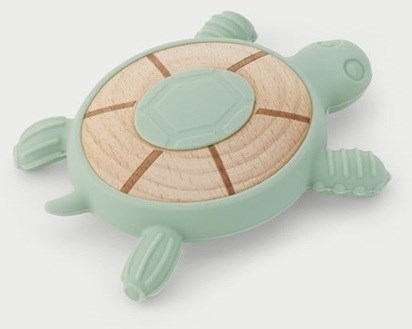 Tickit Silsoft®  Schildpad Bijt Speelgoed Neutrale Kleuren 0mnd+ 
