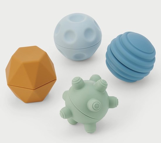Tickit Silisoft Sensorische Ballen (Neutrale Kleuren) 