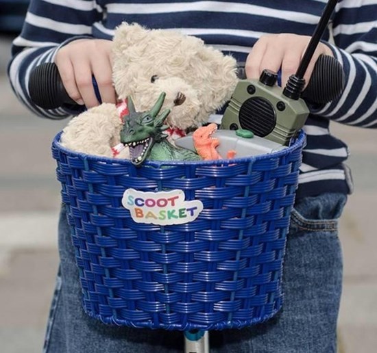 Micro Step Scoot Basket Mandje Blauw 