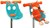 micro step Poppenfiets Stoel Aqua 3+ 
