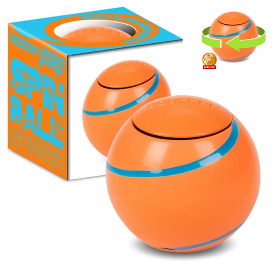 Bopster Spin Ball Glow in the Dark Spinner Groove Neon Oranje 8+