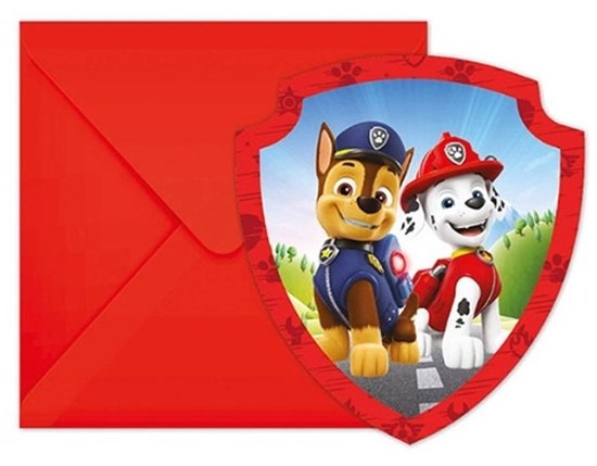Paw Patrol Uitnodigingen 