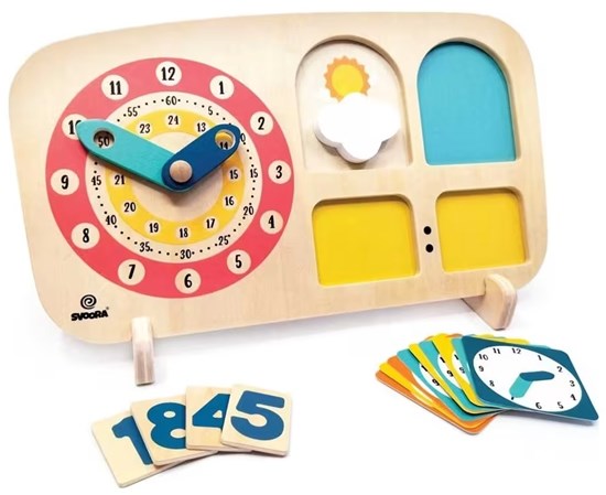 Egmont Toys Houten Leer Klok 15dlg 4+ 
