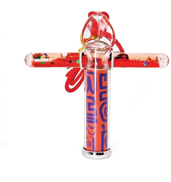 svoora Mini Kaleidoscoop Rood aan Koord 5+