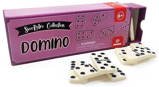Svoora Retro Dominospel in Doosje 6+ 
