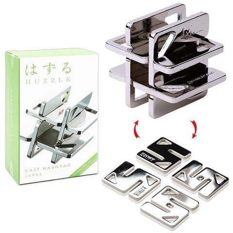 hanayama Huzzle Puzzel Cast Hashtag Level *** 