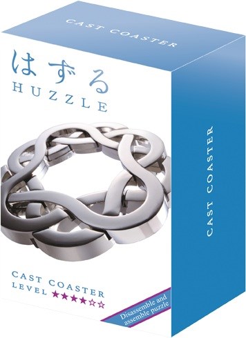hanayama Huzzle Puzzel Cast Coaster Level **** 