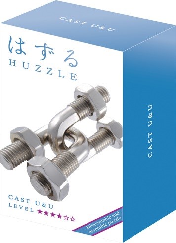 hanayama Huzzle Puzzel Cast U & U Level **** 