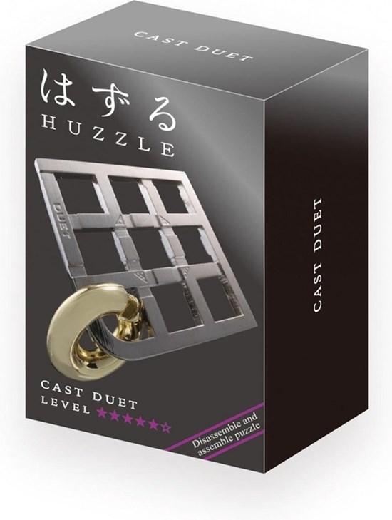 hanayama Huzzle Puzzel Cast Duet Level ***** 
