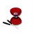 Acrobat Crystal Diabolo met Aluminium Stokjes Rood 