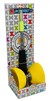 Acrobat Rubber Diabolo met Aluminium Stokjes Geel 