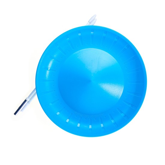 Acrobat Top Spinning Jongleerbord met Stokje circa 23½cm Licht Blauw 