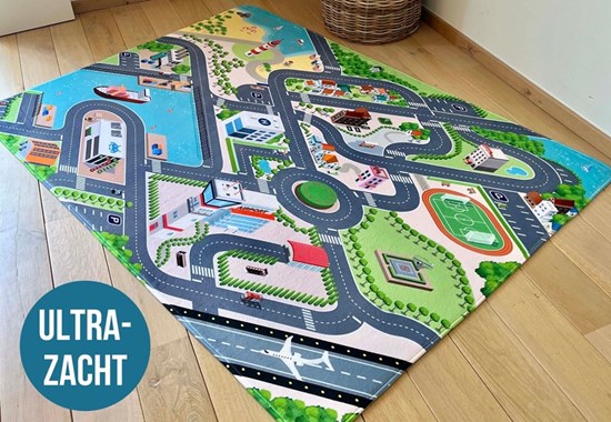 Mats & Joy Speelkleed CITY 110x170cm 