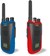 Kidytalk Walkie Talkie tot 6km met Accu Rood/Blauw 