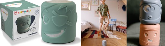 Kidywolf Kidymusic Kidsspeaker Mint Groen 