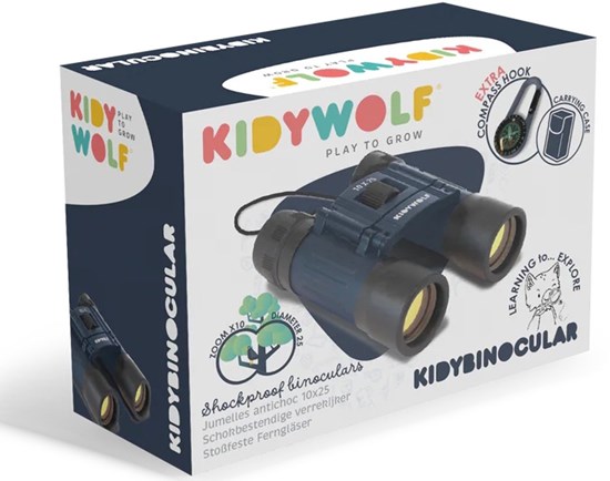 kidywolf Verrekijker KIDYBINOCULAR Blauw 10x25 