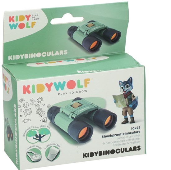 kidywolf Verrekijker KIDYBINOCULAR Groen 10x25 