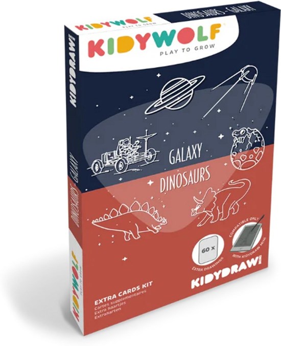 REFIL KIDYDRAW-MINI Drawings Dinosaurs and Galaxy  
