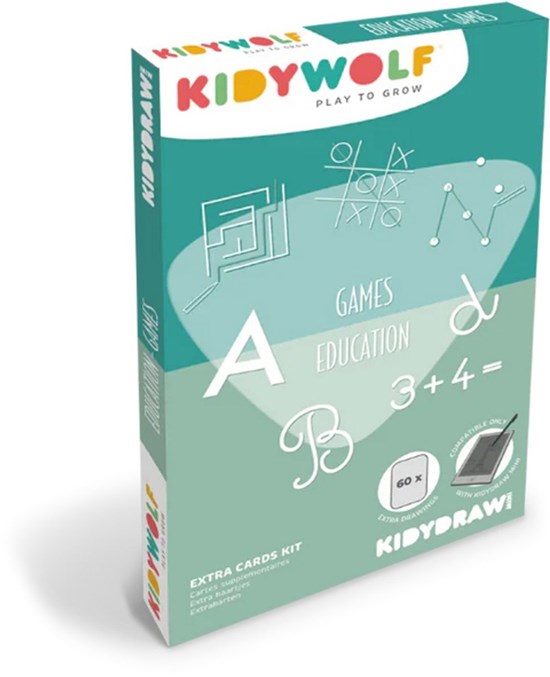 Kidywolf Games Education EXTRA Vellen voor Kidydraw 3+ 