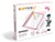 Kidywolf Mobiele en Lichtgevende Teken Tablet 2in1 A4 Formaat Pink Fashion 