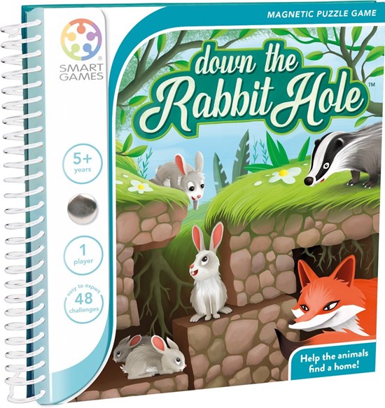 Smart Games Down the Rabbit Hole Magnetisch Reisspel 5+