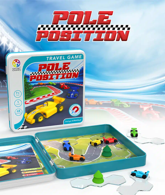 Smart Games Pole Position Reisspel in Blik 48 Challanges 7+