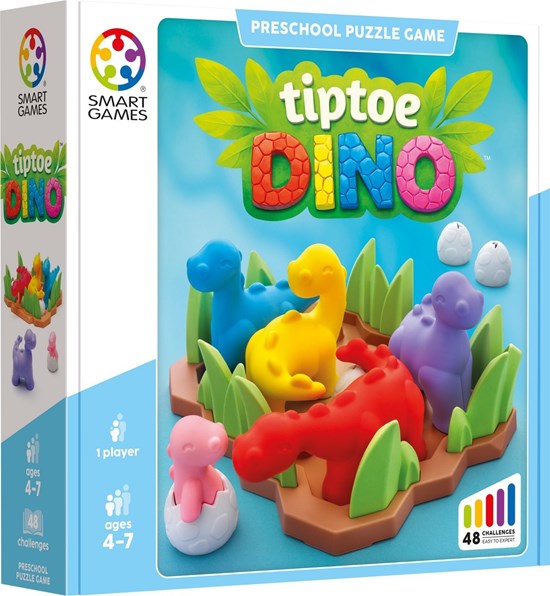 Smart Games Tiptoe Dino spel 4+
