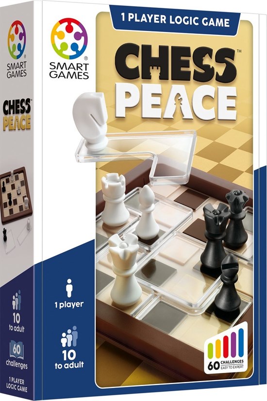 Smart Games Chess Peace spel 1 speler Schaakspel 10+