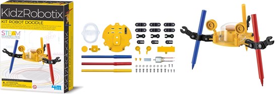 4M KidzRobotix Doodle Robot ( 1xAA) 8+ 