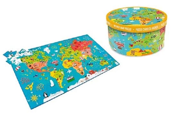 Scratch XXL Puzzel Wereldkaart 150stukjes 