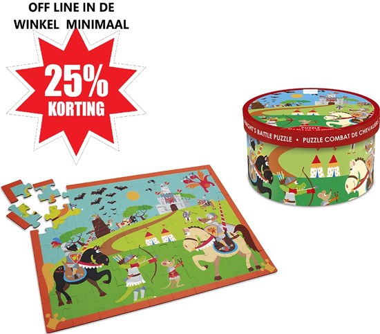 Scratch Puzzel Riddergevvecht 60dlg 4+ 