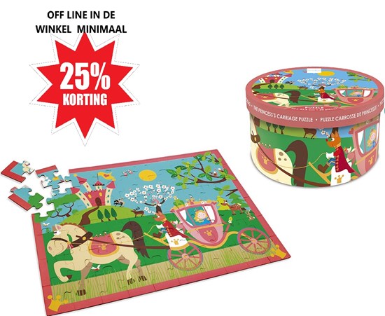 Scratch Puzzel Prinsessen Koets 60dlg 4+ 
