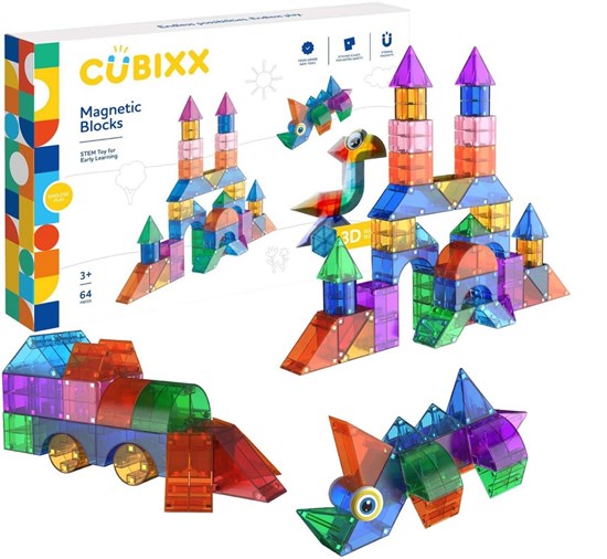 Cubixx Magnetic 3D Blokken 64dlg 3+ 