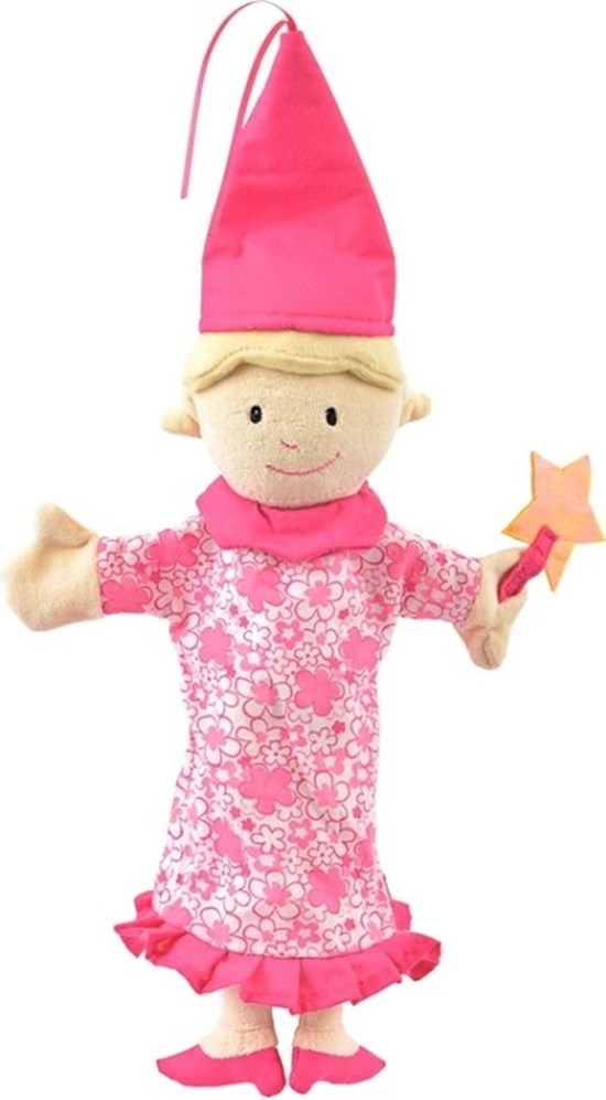 Egmont Toys Handpop Fairy de Fee Roze met Ster circa 26cm 