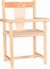 Egmont Toys Poppenstoel in Natuurhout 23x18x40 cm 3+ 