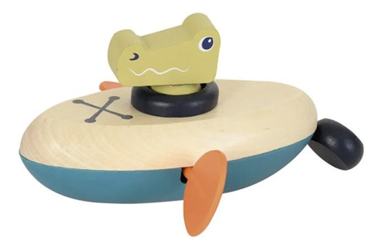 Egmont Toys Houten Opwind Badspeeltje Krokodil 