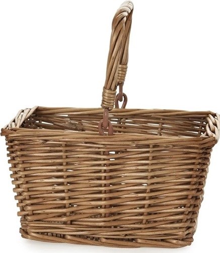 Egmont Toys Rieten Boodschappenmandje circa 20x15x11cm 