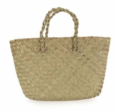 Les Petits Stro Boodschappenmand 20x10x16cm 