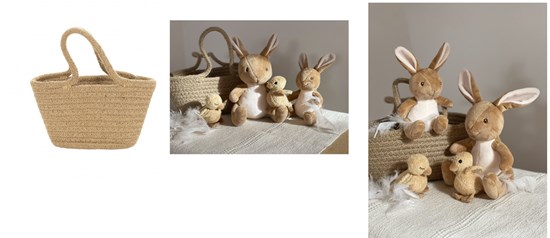 egmont toys Nature Look Mandje van Touw 18x10½x11cm 