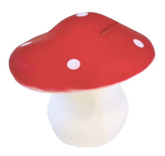 Egmont Toys Spaarpot Paddenstoel Rood met Witte Stippen 11cm 
