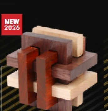 Eureka VIPuzzles Sliding Six Brothers Kongming Lock Puzzle Hout  8+ 