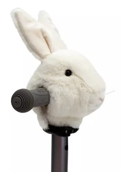 Wild & Soft Téte Pluche Stuur Konijn Wit 3+ 